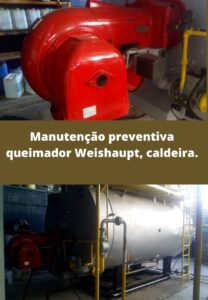 Manutenção preventiva queimador Weishaupt