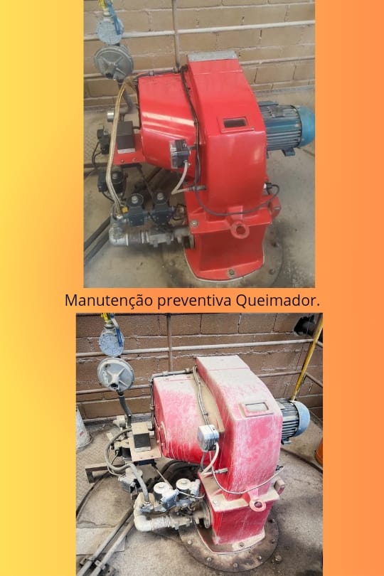 Manutenção preventiva queimador industrial